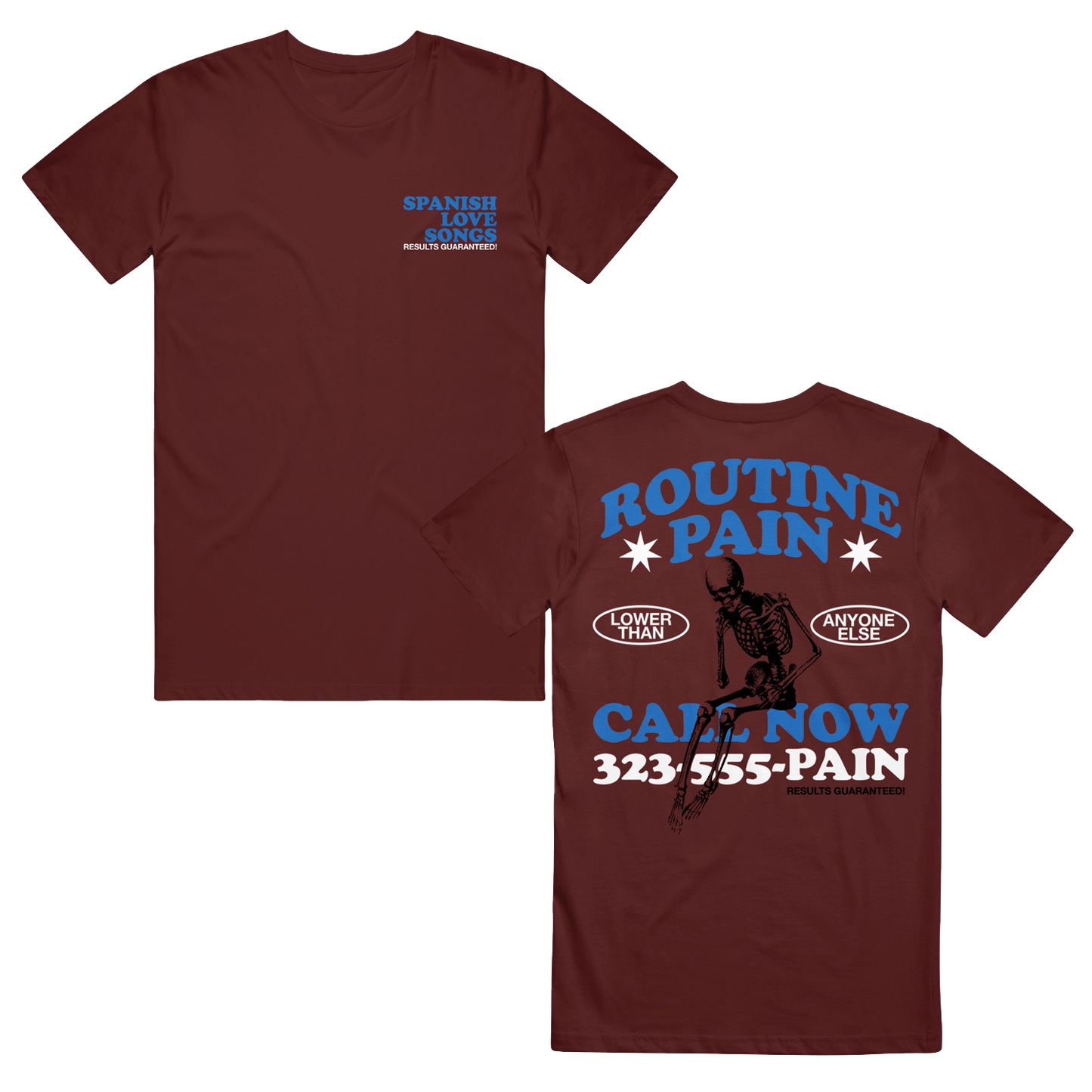 Routine Pain T-Shirt (Maroon)