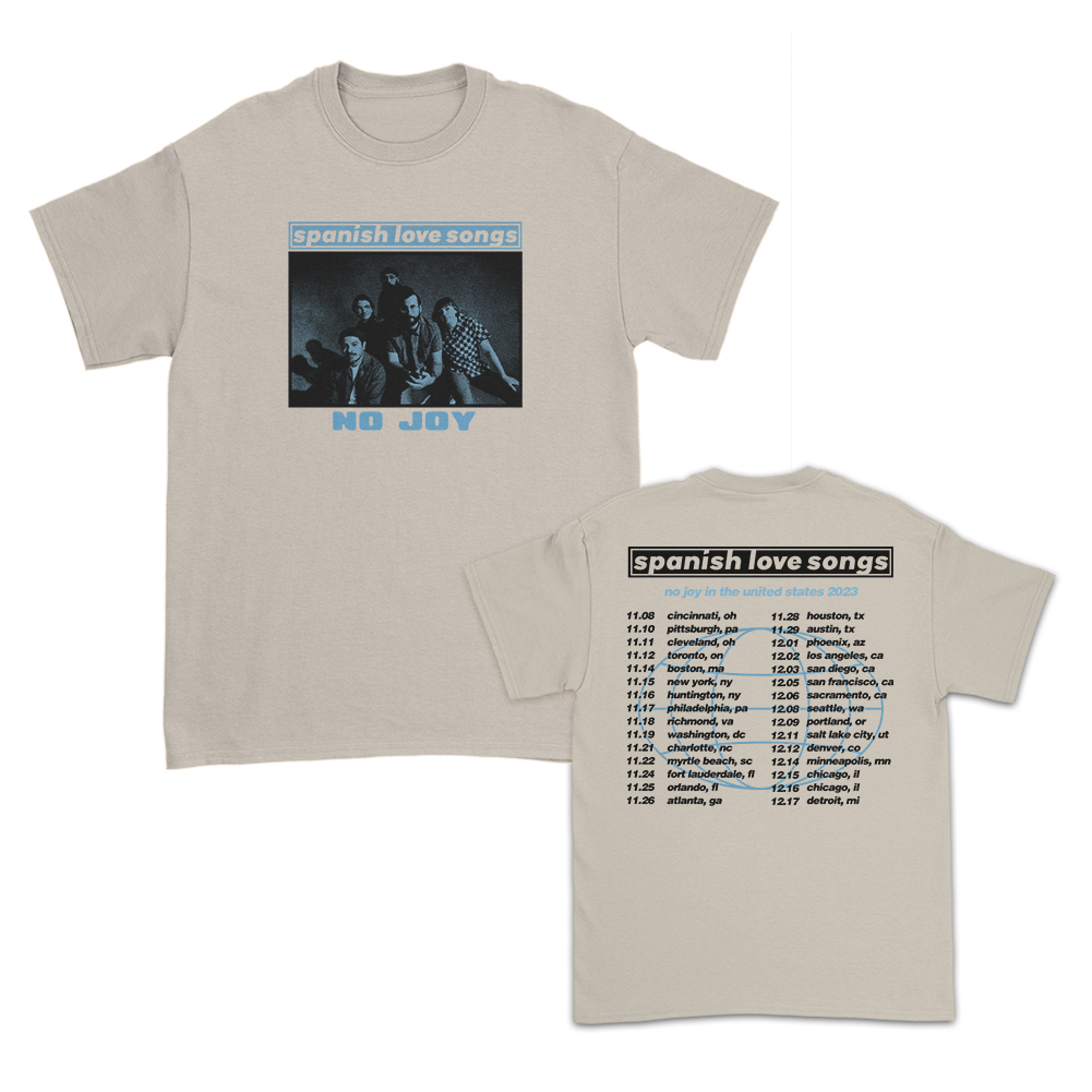 Oasis Tour T Shirt Sand