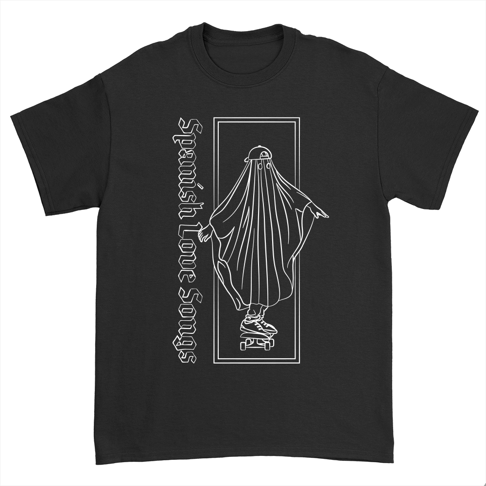 Skater Ghost T-Shirt (Black)