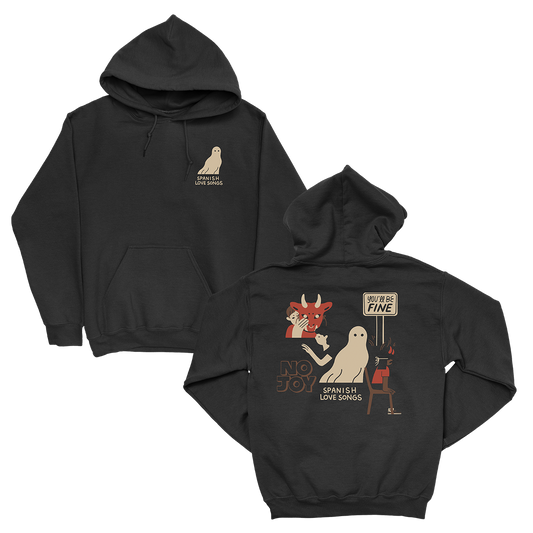 Ghost Pullover Hoodie (Black)