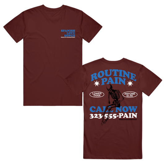 Routine Pain T-Shirt (Maroon)