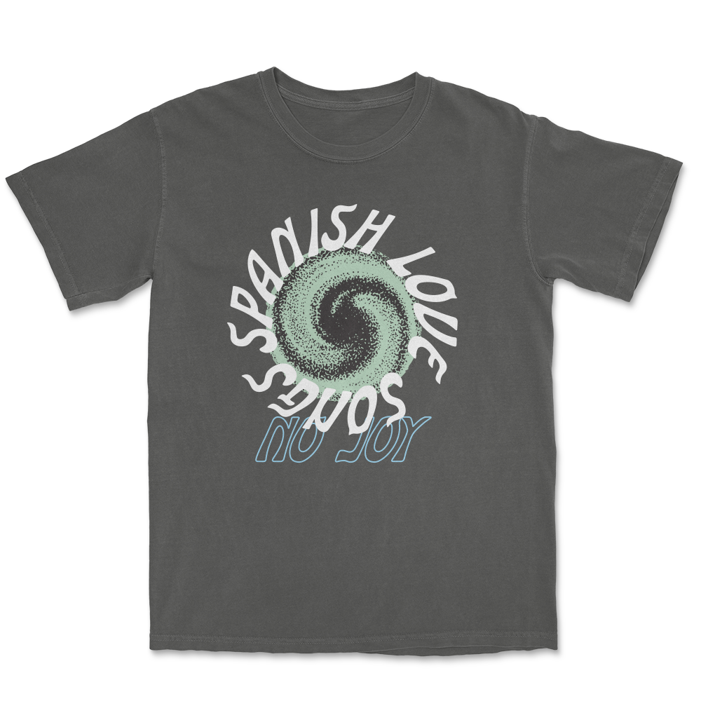 Swirl TShirt (Charcoal) Spanish Love Songs