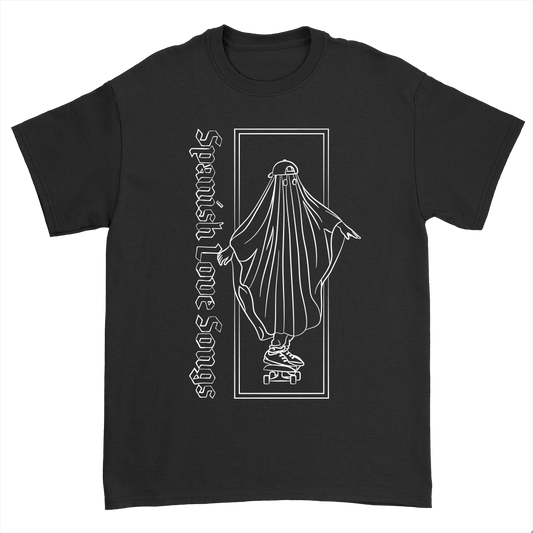 Skater Ghost T-Shirt (Black)