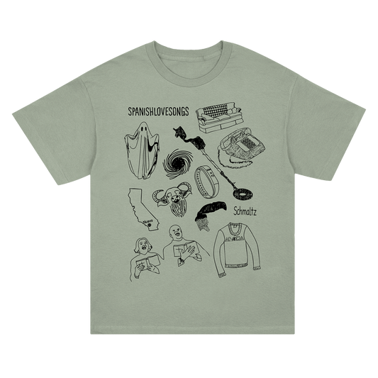 Schmaltz Illustrations T-Shirt (Sage)