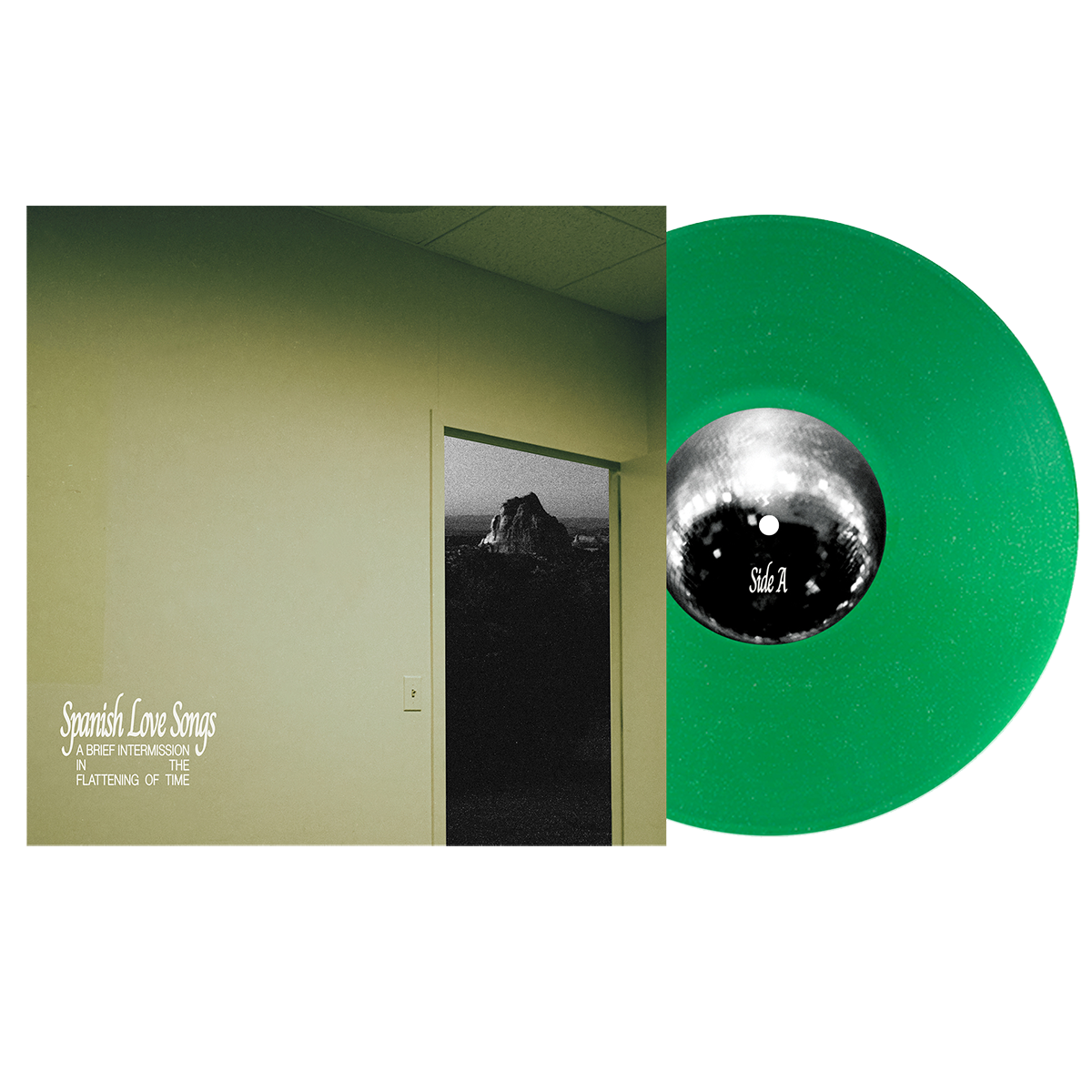 A Brief Intermission in the Flattening of Time 12" (Green Glitter)