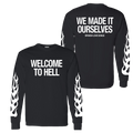 Welcome To Hell L/S T-Shirt - Black (PREORDER)