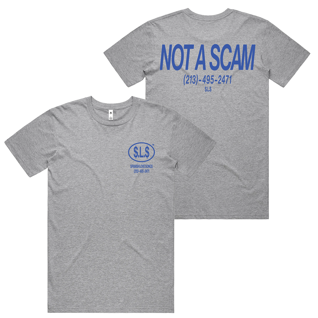 Not a Scam T-Shirt - Athletic Heather (PREORDER)